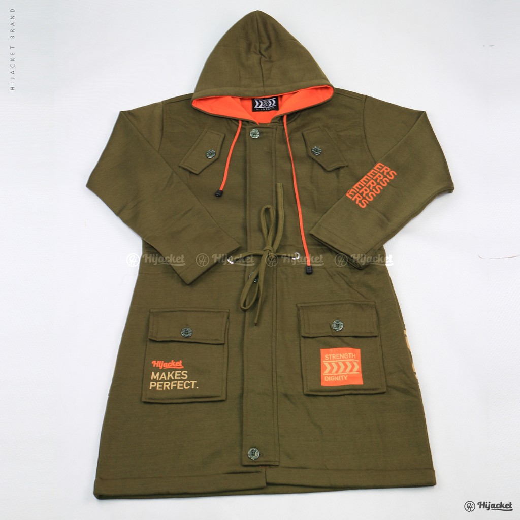 Hijacket® Vendulum | Original | Jaket Parka Wanita-OLIVE GREEN