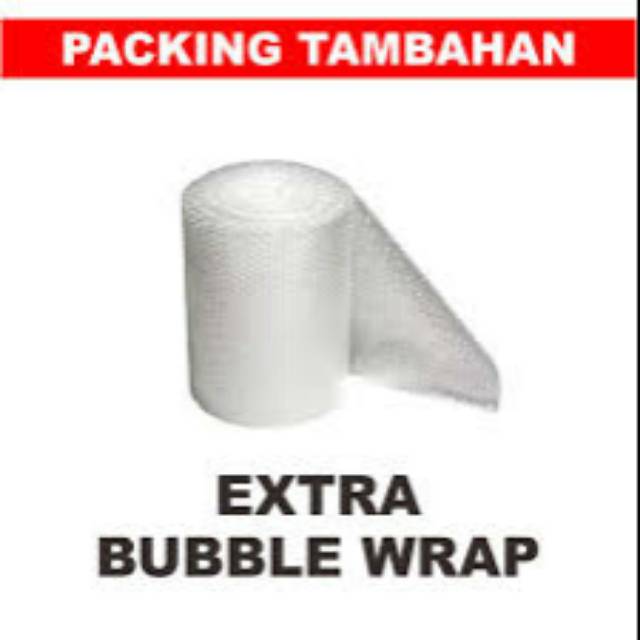 Extra Bubble Wrap - Packing Tambahan agar aman