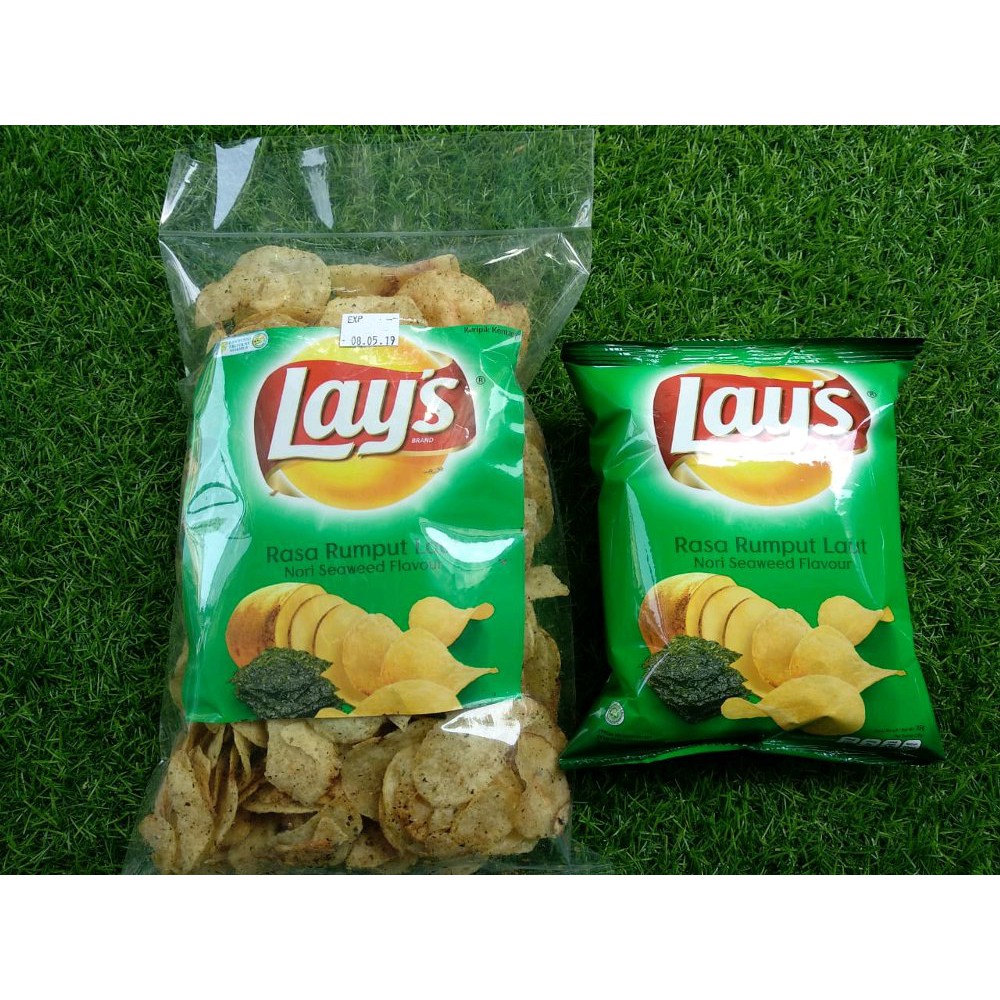 

Promo snack chiki lays rasa Rumput laut 250gram terlaris