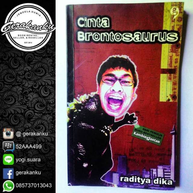 Novel raditya dika Cinta Brontosaurus