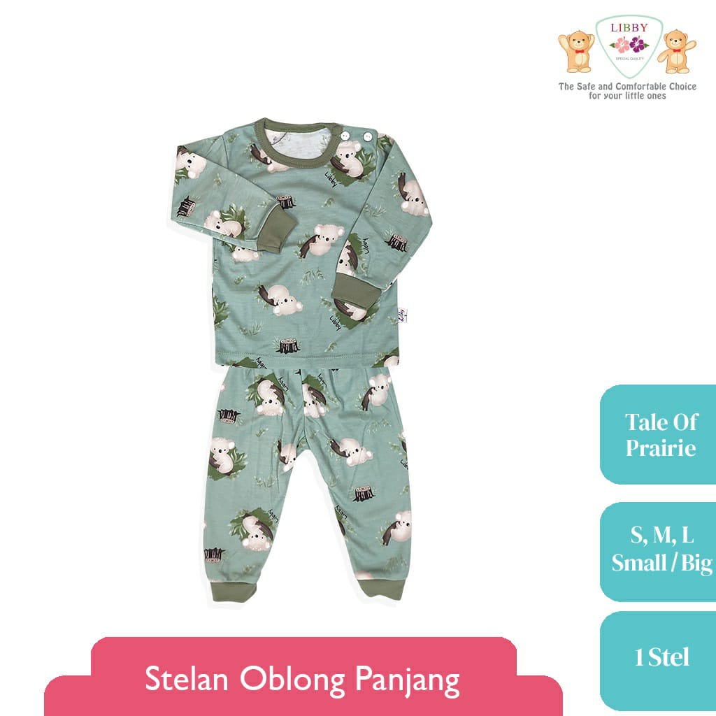 Libby Stelan Oblong Baju &amp; Celana Panjang BIG - Tale Of Prairie Series ( Isi 3 Pcs )