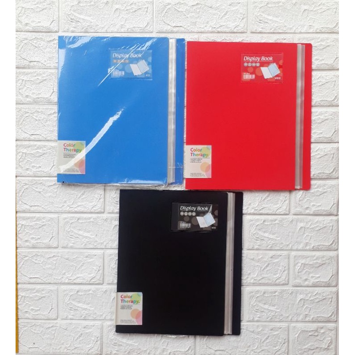 

VOS DPS-60 A4 Color Therapy Clear Book File Holder Ukuran A4 60 Pocket