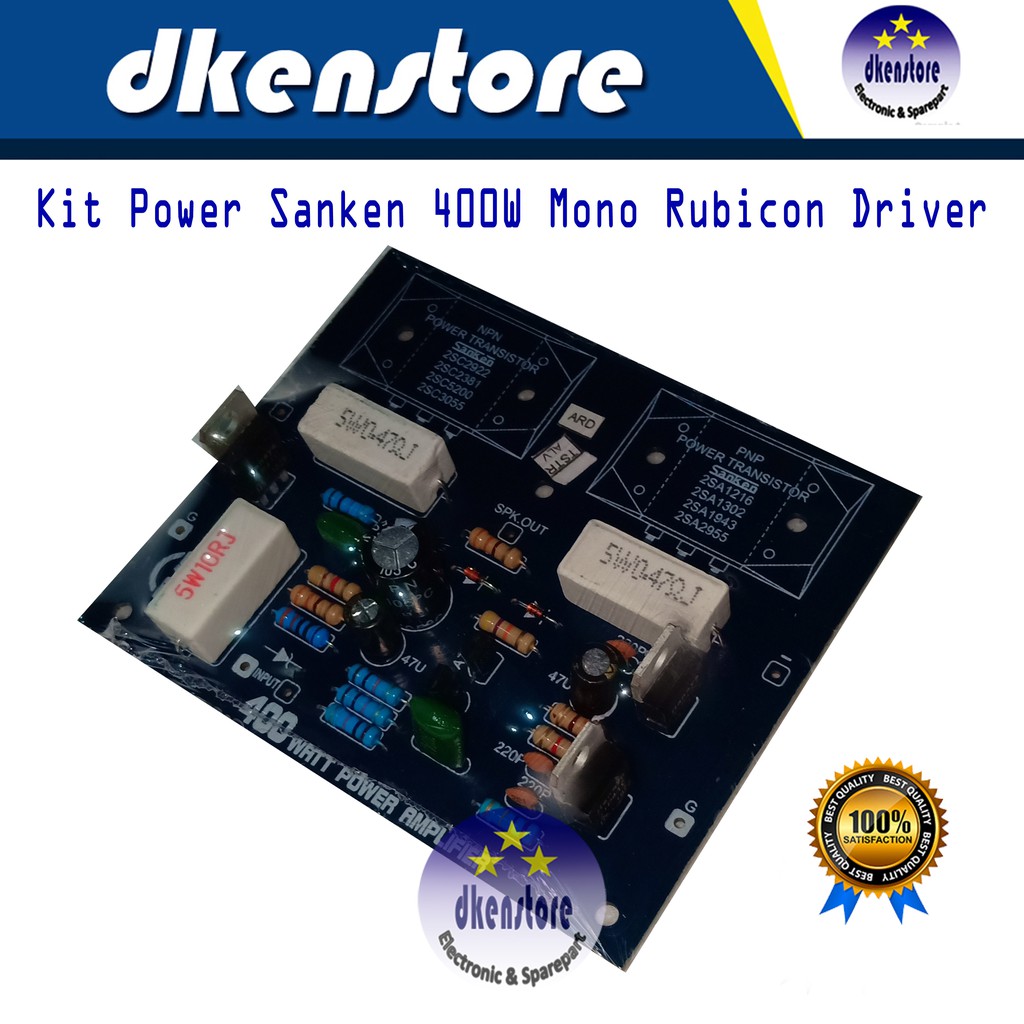 Kit Power Driver Sanken Mono 400W Rubicon 400 watt