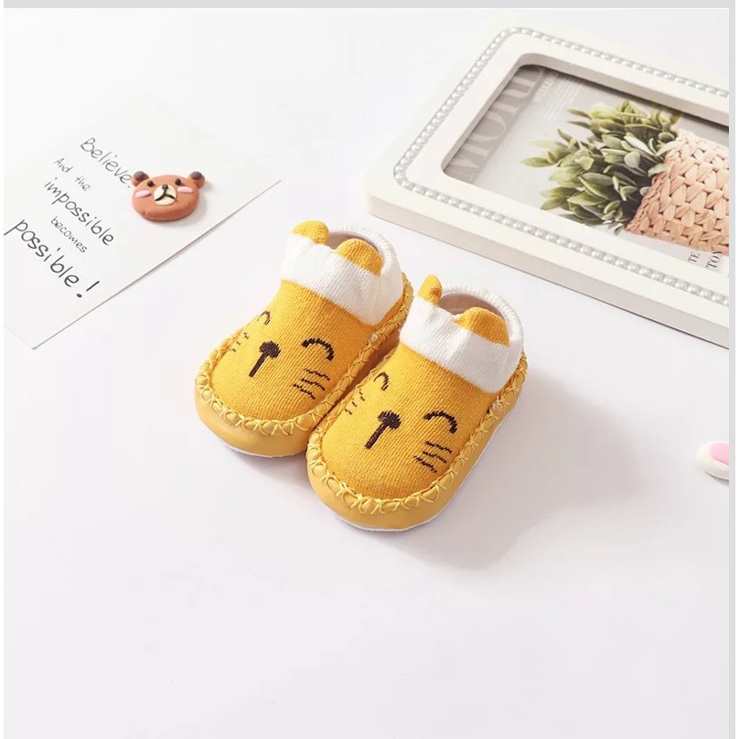 babyfit SUPER PROMO CUTE moccasins sepatu kaos kaki anak dengan antislip import 829r pws