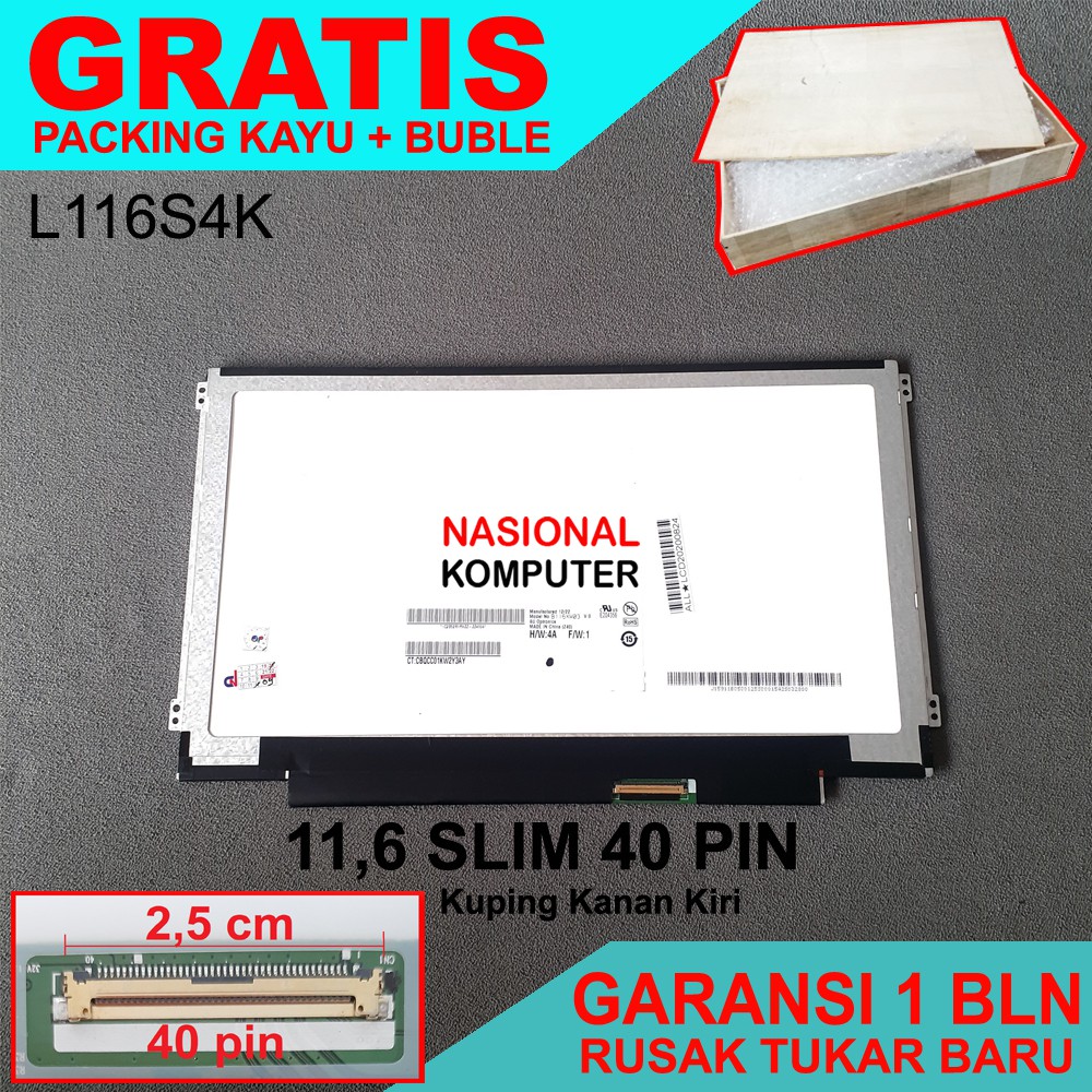 Layar LCD LED Laptop Notebook Asus X200 X200CA X200MA