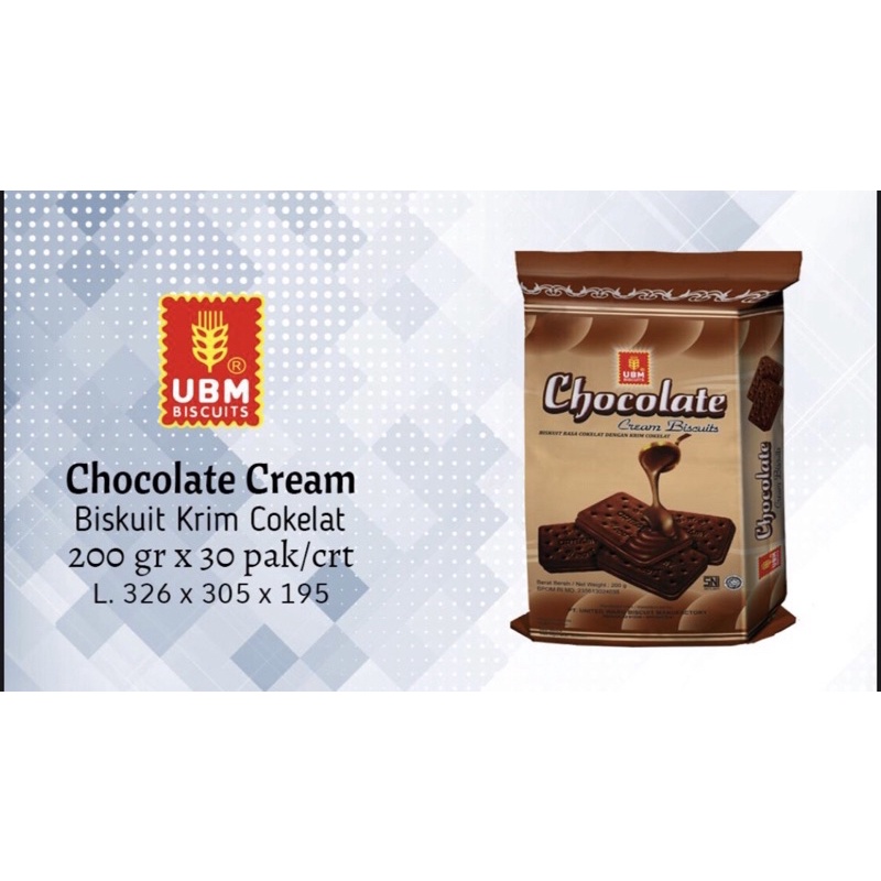 

CHOCOLATE CREAM UBM 200 gram