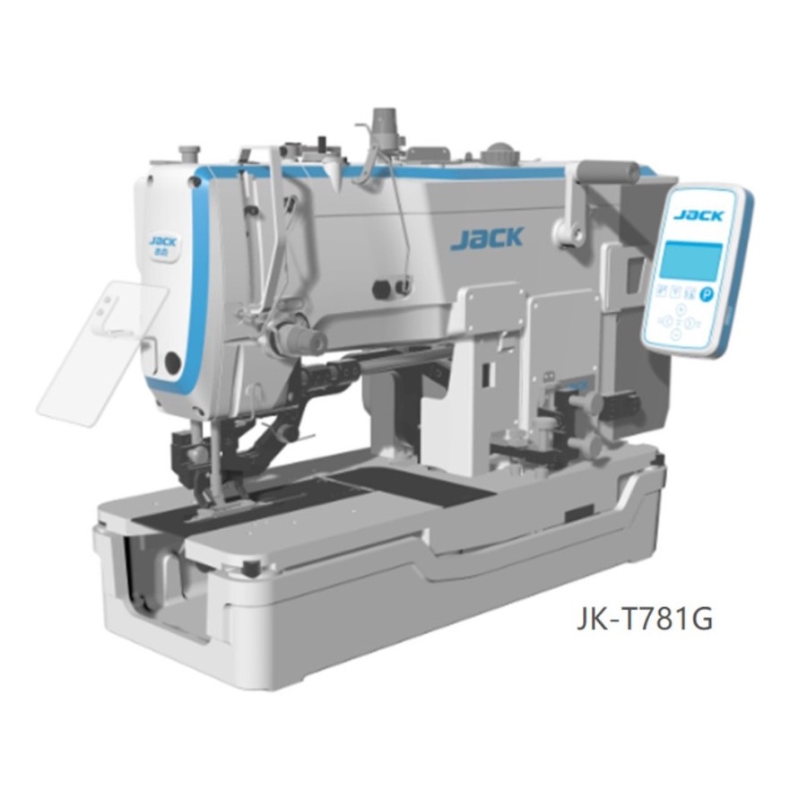JACK 781GZ Mesin Lubang Kancing SERVO Buttonholing Machine JK-781 GZ