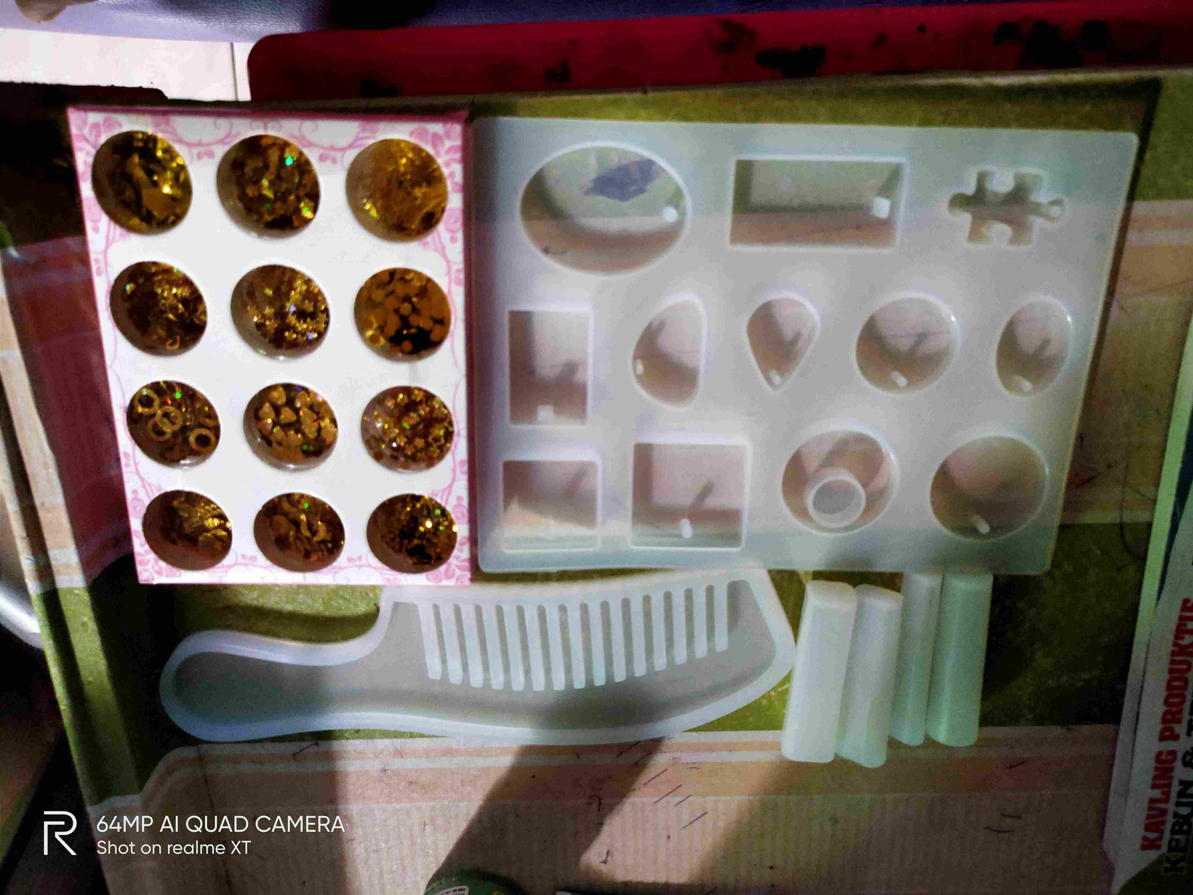 5 Inf ✿ 5 Pack Cetakan Perhiasan Handmade Diy Bahan Resin Silikon