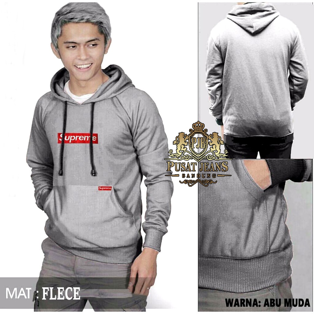 RCL - Jaket Sweater Pria Supreme Jaket Hoodie Best Seller