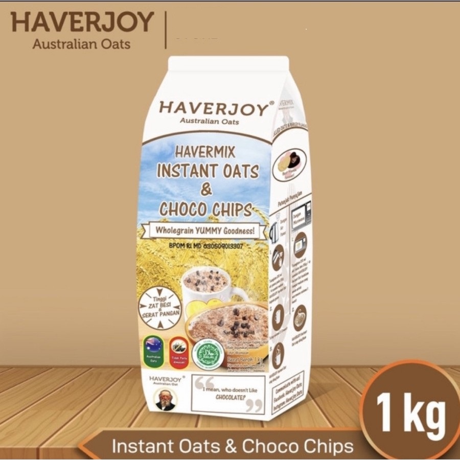 

Haverjoy Instant & Choco Chips 1KG / Haverjoy Choco / Havermix Oats