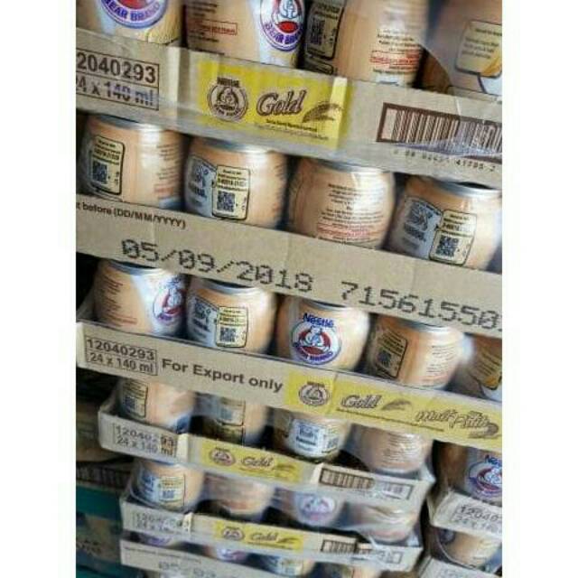 Bear brand gold 1 karton