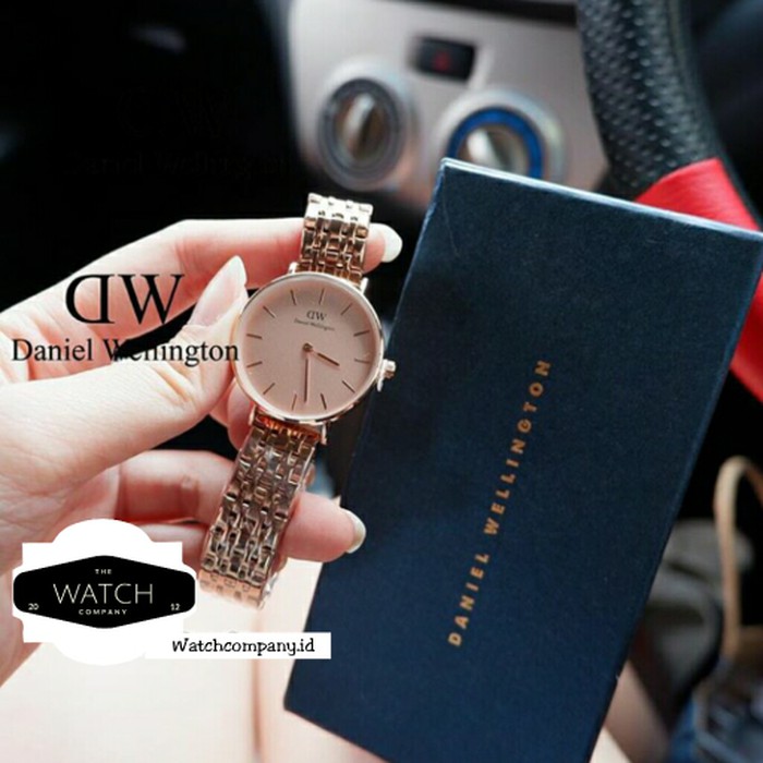 Jam Tangan Wanita / Jam Tangan Cewek DW Clara Stainless Full Rosegold