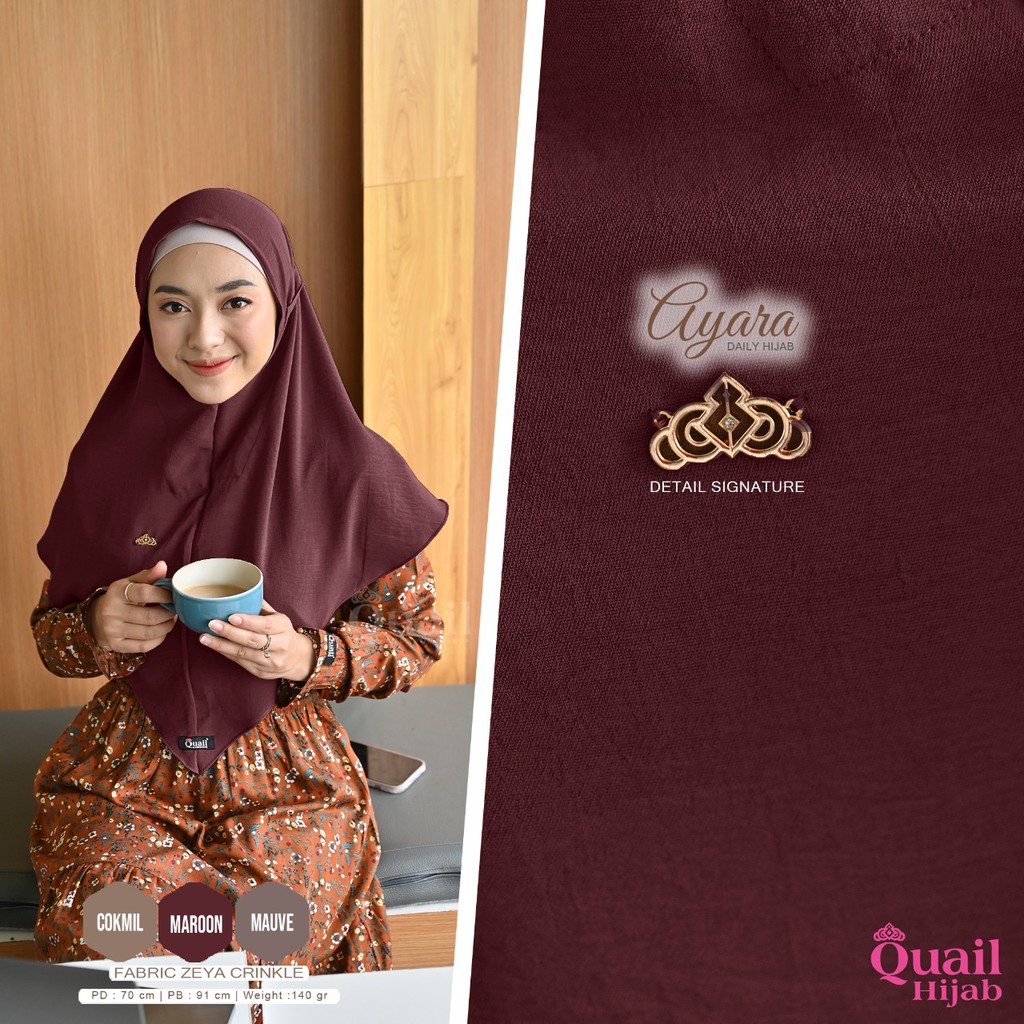 JILBAB INSTAN CRIKLE QUAIL HIJAB AYARA
