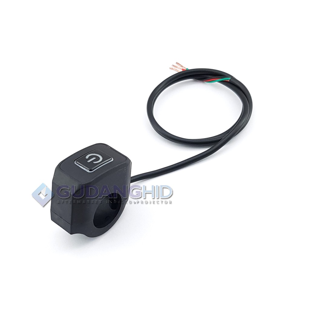 Saklar LED Sepeda Motor Tombol On Off Push Button Universal Switch