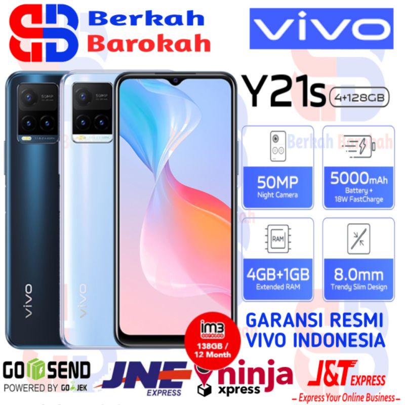 vivo y21s RAM 5/128GB GARANSI RESMI VIVO INDONESIA