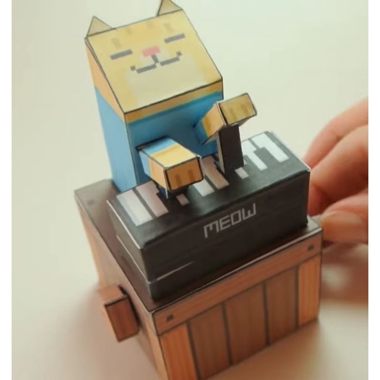 Jual DIY Papercraft Keyboard Cat Shopee Indonesia
