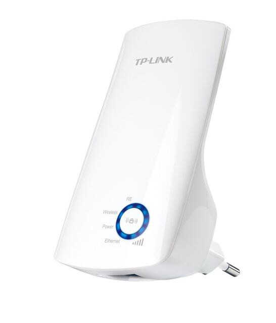 TP-LINK TL-WA850RE 300Mbps Wi-Fi Range Extender Wall Plugged 2 internal antena 1 10/100Mbps Port wps