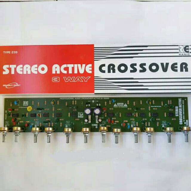 Kit Aktif Crossover 3 way