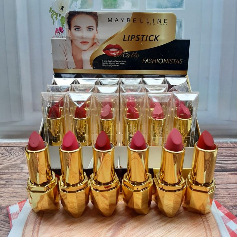 LIPSTICK MAYBELLINE FASHIONITAS NO:HH3026 12PCS