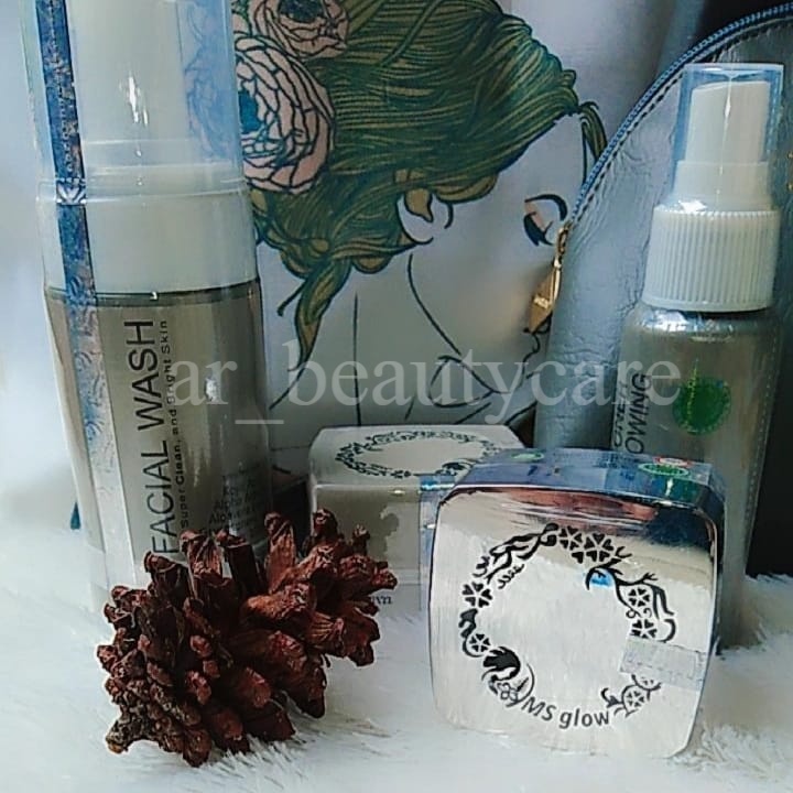 MS GLOW paket basic l skincare BPOM viral