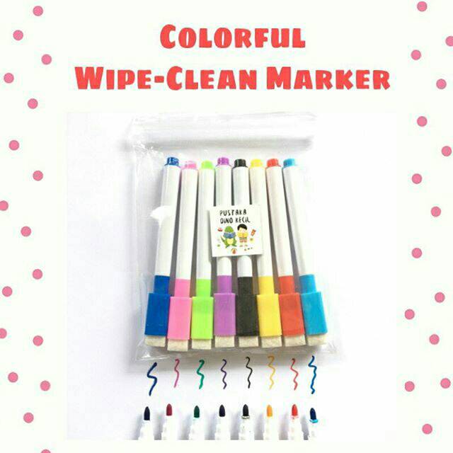 

COLORFUL WIPE-CLEAN MARKER