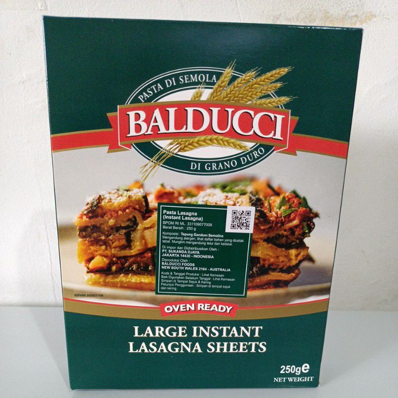 

Lasagna Balducci large instant