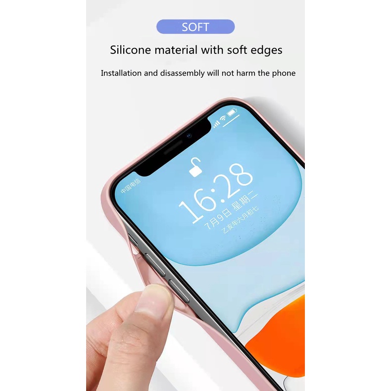 Casing Tempered Glass iPhone 11 12 13 Pro Max XS Max XR X 7 8 Plus 11Pro 12 Pro Max Shockproof