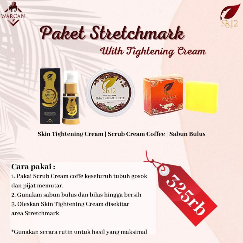 SR12 Paket Penghilang Stretchmark BPOM