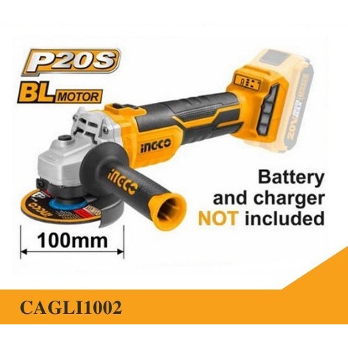 Ingco Mesin Gerinda Cordless 20V Brushless Angle Grinder CAGLI1002