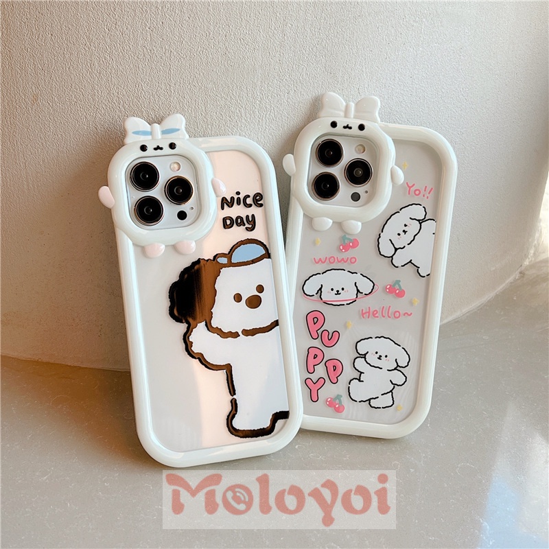 Soft Case Bahan TPU Motif Kartun Anjing Untuk IPhone 11 Pro MAX 7 8 6 6S 14 Plus 13 12 14 Pro MAX 11 XR X XS MAX SE 2020