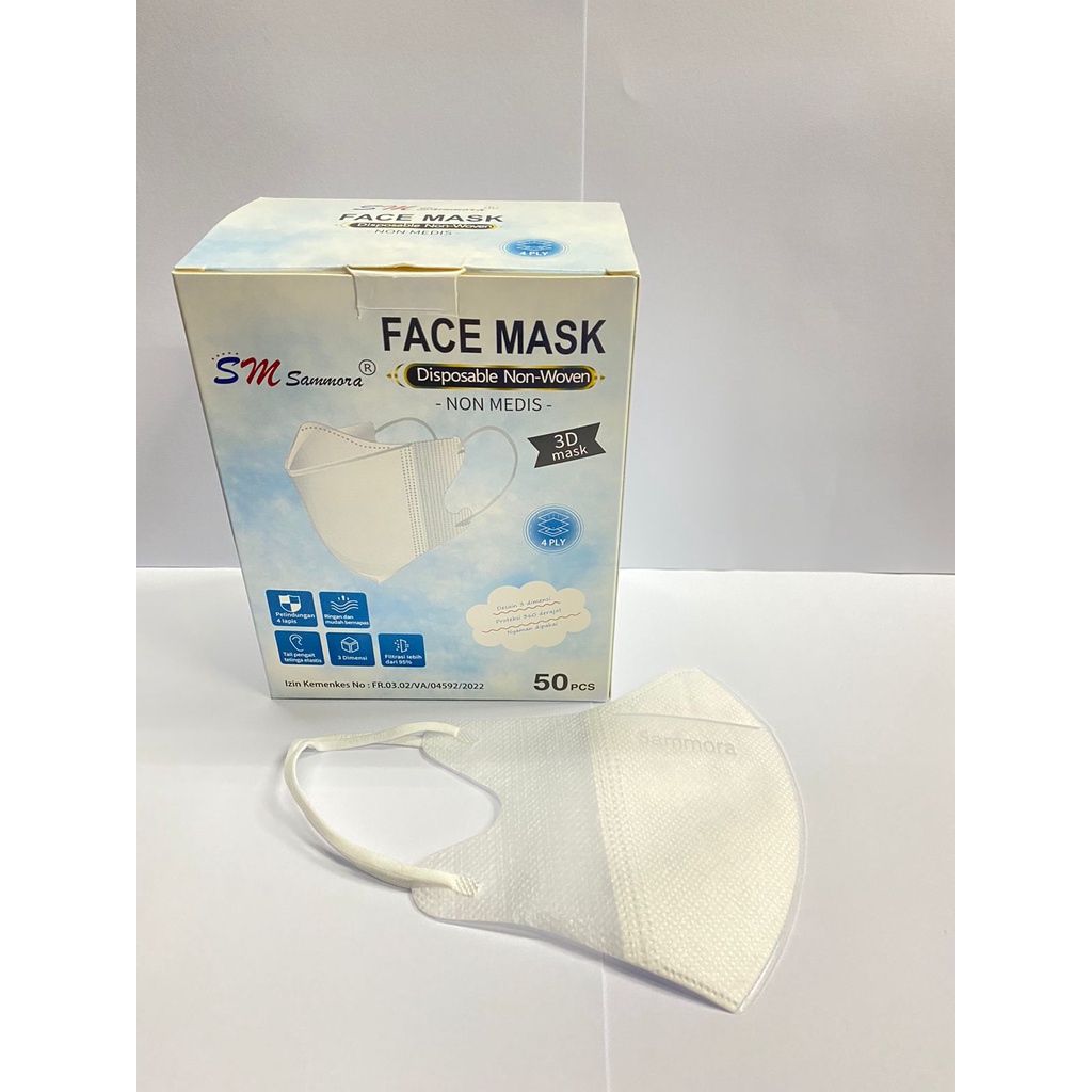 Masker DuckBill Dewasa / Anak 3 Lapis / 4 Lapis / Duck Bill / Sammora Non Medis Izin Kemenkes