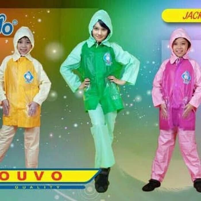 Jas Hujan Anak Setelan Jaket Celan Elmondo Nouvo 302