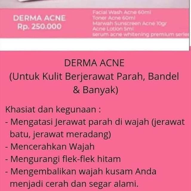 Derma Acne Marwah Halal &amp; BPOM