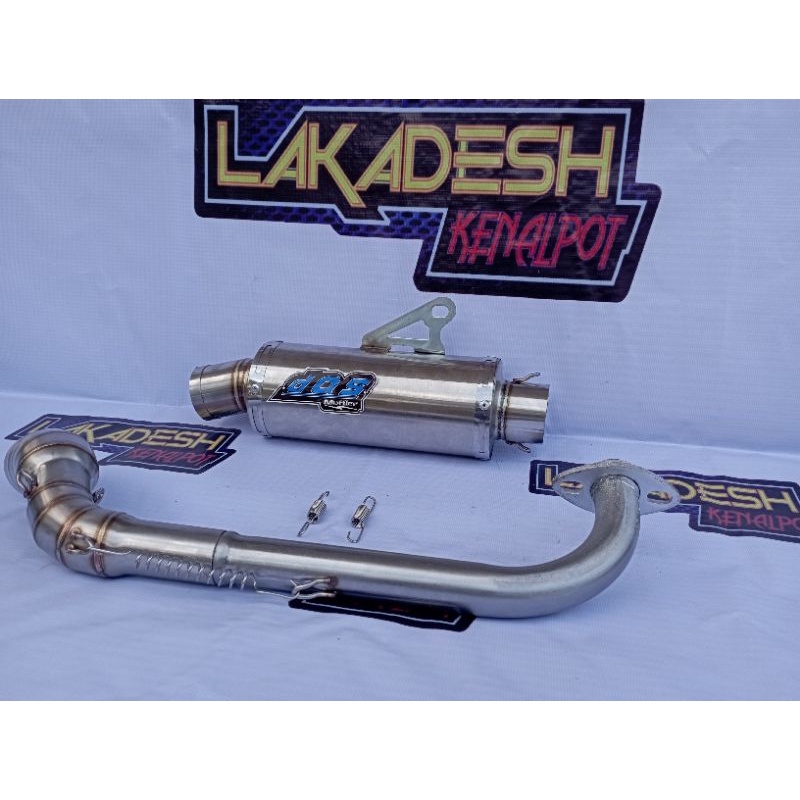 KNALPOT DOS (INLET 38/50) BEAT MIO VARIO AEROX SCOOPY NMAX PCX ADV LEXI GENIO FREEGO XRIDE SPACY DLL