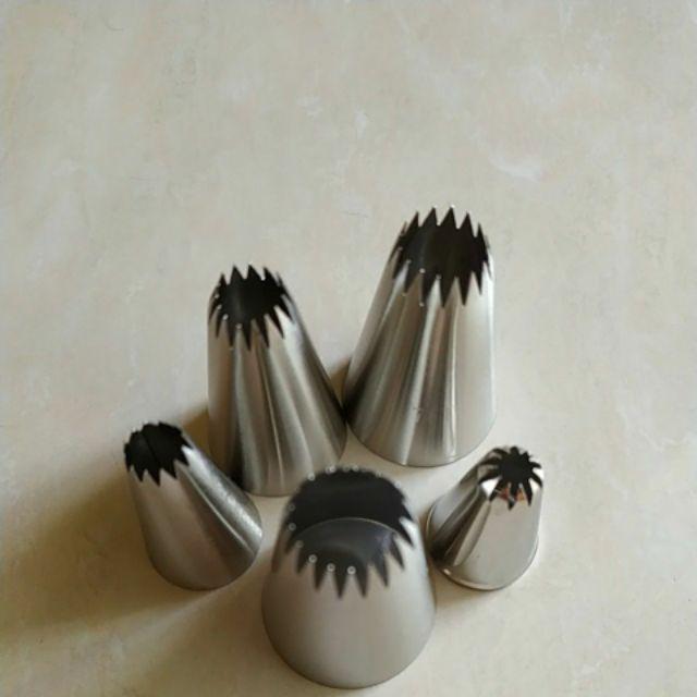 Weijiao Ujung Mulut Pipa Icing Bahan Stainless Steel Untuk Dekorasi Kue Id