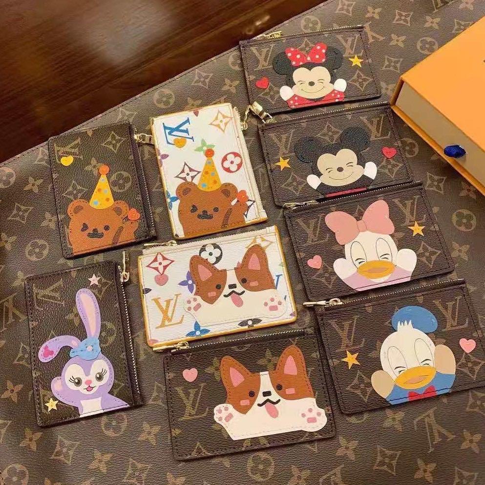 DOMPET WANITA LOUIS VUITTON X DISNEY CARD HOLDER