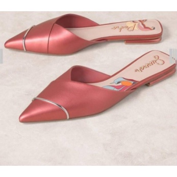 SEPATU | SHOES | WANITA | PEDRO  SATIN FLAT MULES ORI PREMIUM IMPORT
