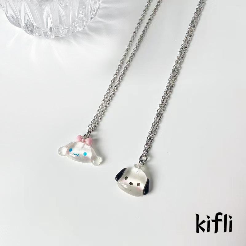 Kalung Liontin Kartun Cinnamoroll Untuk Aksesoris Pelajar