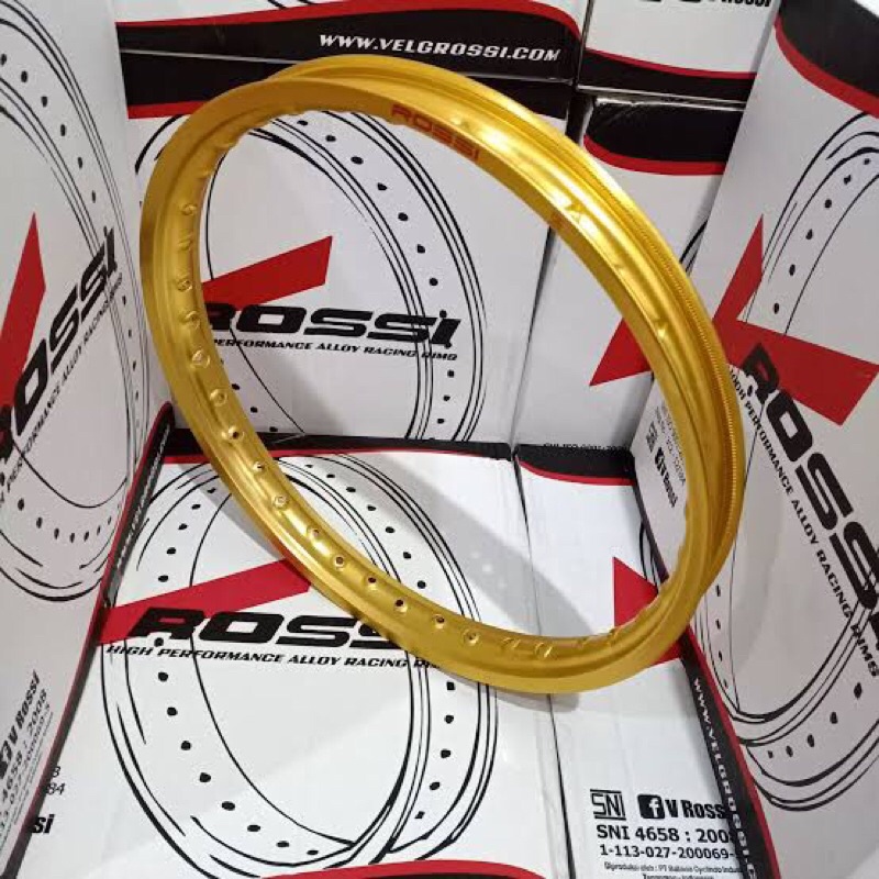 veleg rossi ring 17/veleg rossi gold ring 17 ukuran 140/veleg rossi model kotak/veleg rossi wm