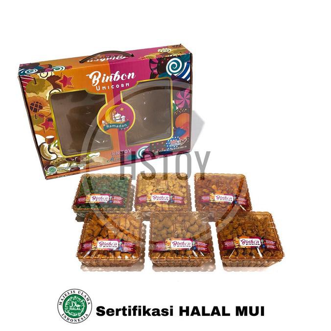 

Promo Paket Kue Lebaran Kue Kering Lebaran Binbon Unicorn Nuts (Halal)