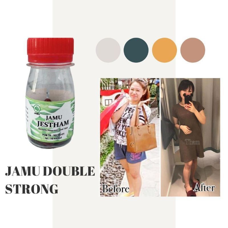 ASLI✅JAMU JESTHAM DOUBLE STRONG isi 10 PELANGSING AMPUH
