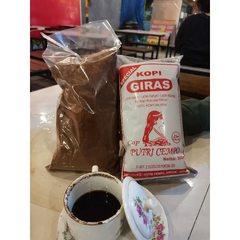 

Kopi Bubuk Robusta Spesial Putri Cempo 500 gram