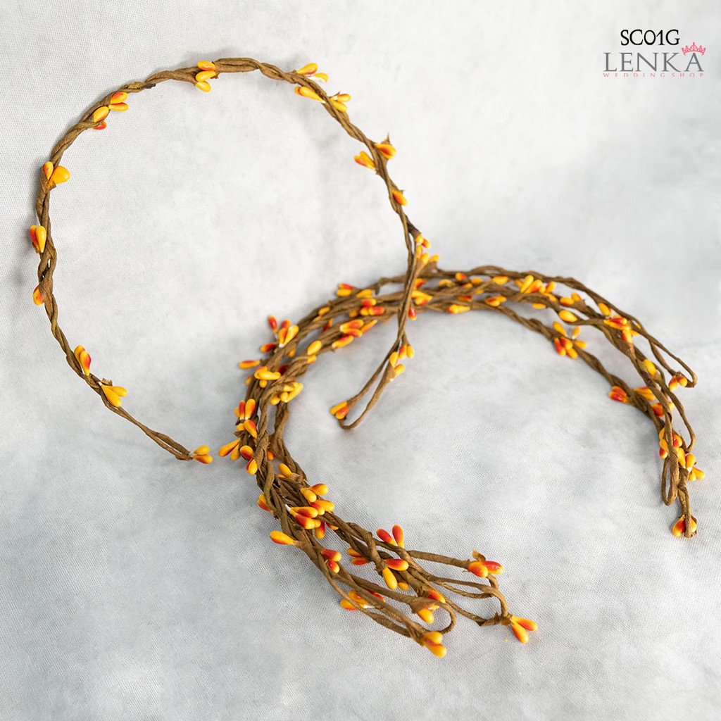 [TOK TERPERCAYA] SIMPLE FLOWER CROWN BRIDAL AKSESORIS RAMBUT PESTA SC01G