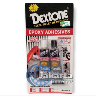 Jual Lem Epoxy Lem Campur Besi Serbaguna Dextone Menit Lem Besi