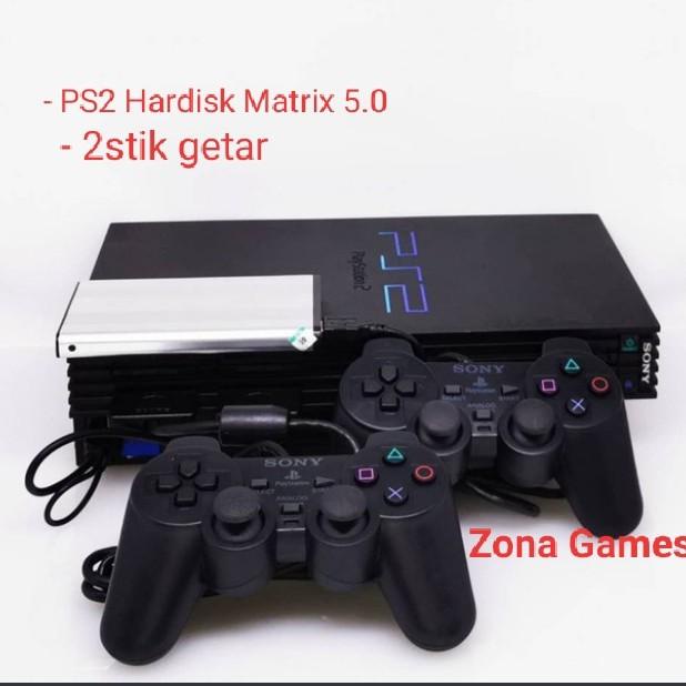 Games Ps2 Sony Matrix Jepang Hardisk 160Gb Full Set