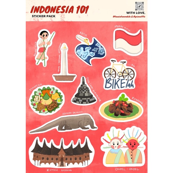 

Indonesia 101 Sticker Pack (Oleh-oleh)