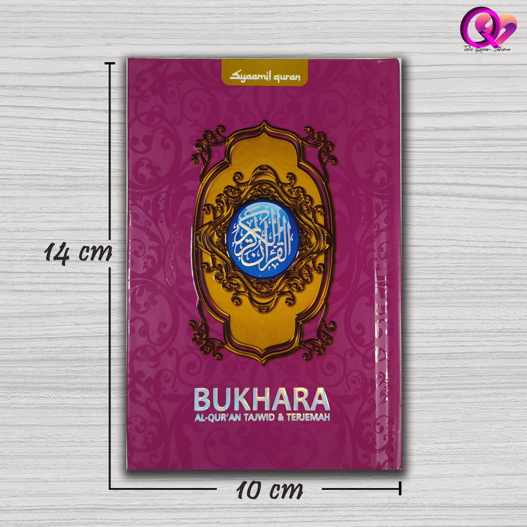 AL QURAN TAJWID dan TERJEMAH BUKHARA A6 HC ALQURAN UKURAN SAKU KECIL cover ungu