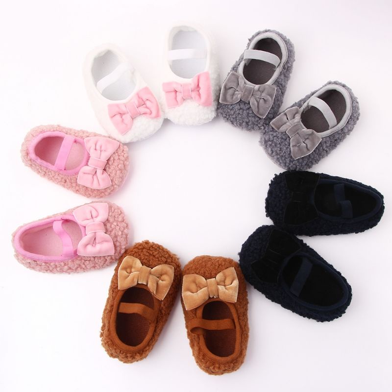 Sepatu Bayi Perempuan Motif Pita S1120