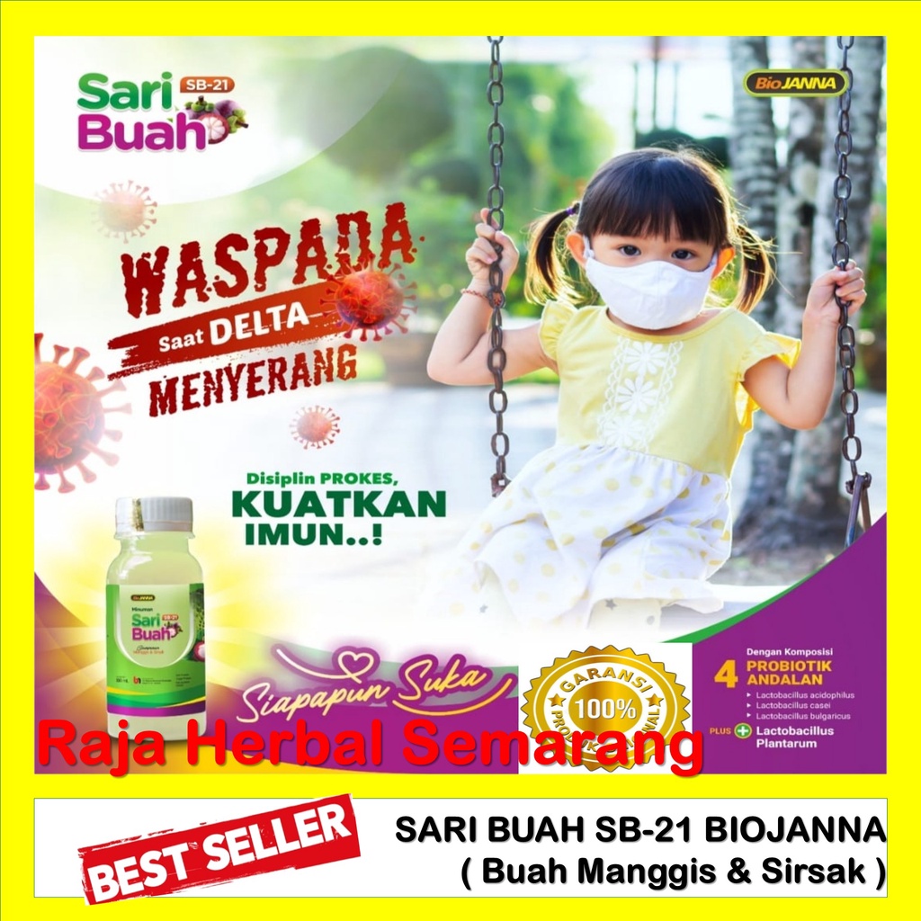 

Sari Buah 21 biojanna 100 ml SB 21 Sari Buah Manggis dan Sirsak Minuman Kesehatan Imunitas Tubuh