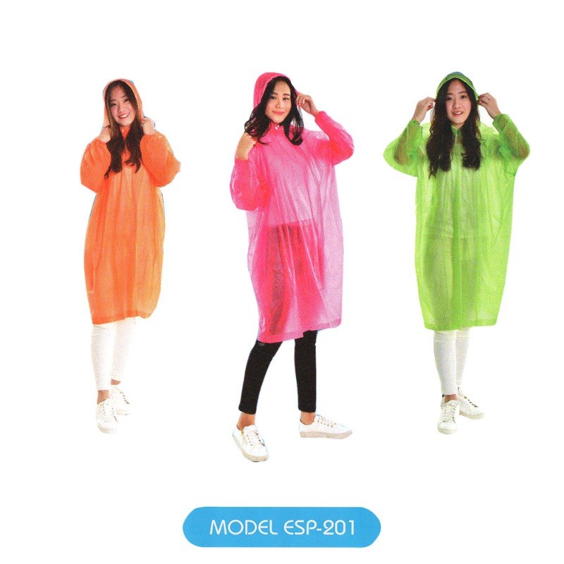 JOPE UMBRELLA - Jas Hujan Poncho Elmondo Ceria 201 Bahan Elastis Lentus Pvc Termurah